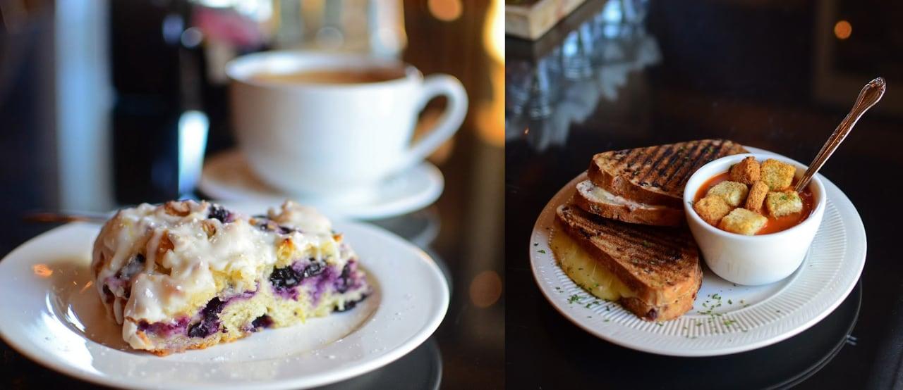 Breakfast and lunch options at Rebecca's Bistro